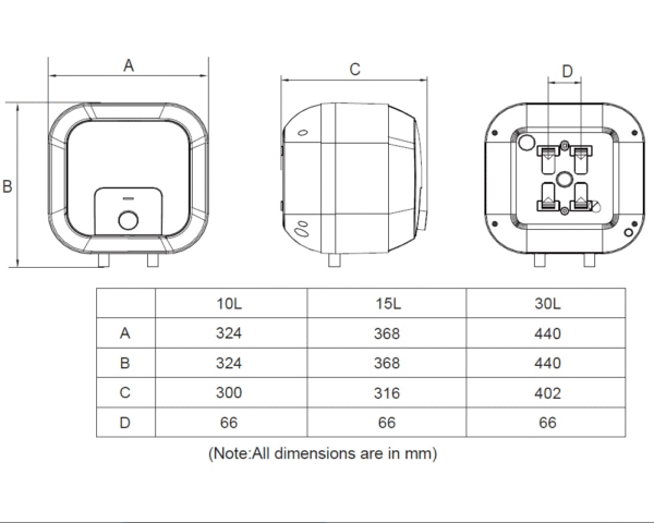 Veeboiler Midea Lume Xpress 15L, alumine - Image 6